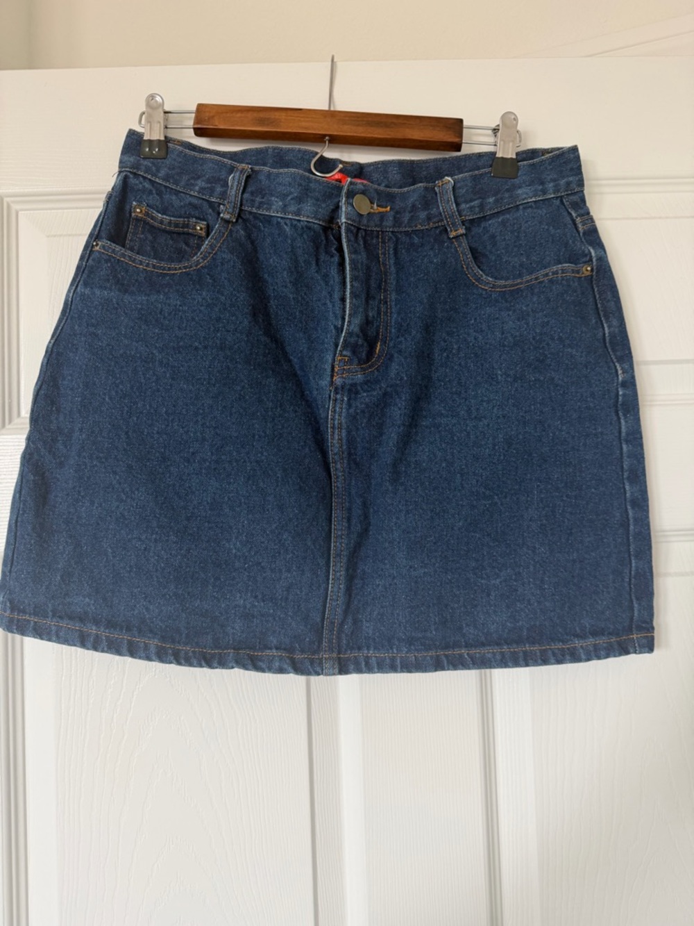 Classic Blue Denim Mini Skirt
